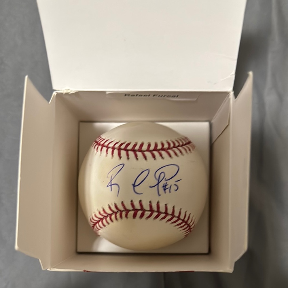 Autographed Rafael Furcal Baseball
